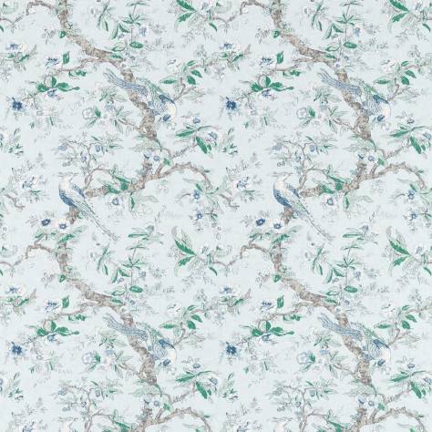 Zoffany Cotswolds Manor Wallpapers Chintz Wallpaper - Blue Stone - ZCOT313014