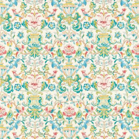 Zoffany Cotswolds Manor Wallpapers Pompadour Print Wallpaper - Multi - ZCOT313017