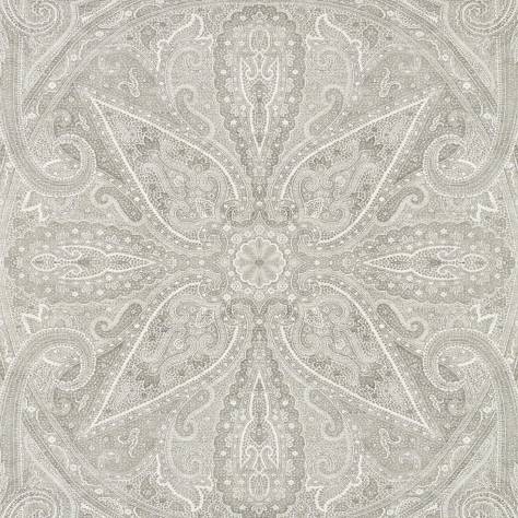 Zoffany Cotswolds Manor Wallpapers Grand Paisley Wallpaper - Silver - ZCOT313019