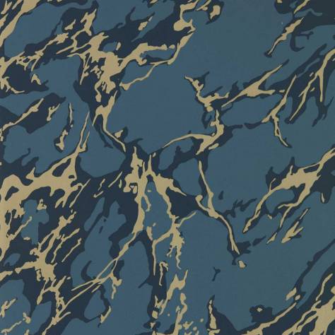 Zoffany Cotswolds Manor Wallpapers French Marble Wallpaper - Reign Blue - ZCOT313025