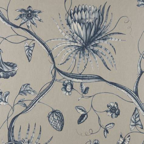 Zoffany Cotswolds Manor Wallpapers Phaedra Wallpaper - Prussian Blue - ZPHA312622