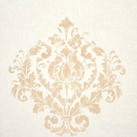 Casadeco Majestic Wallpapers Ornement Wallpaper - Sable - 26412139