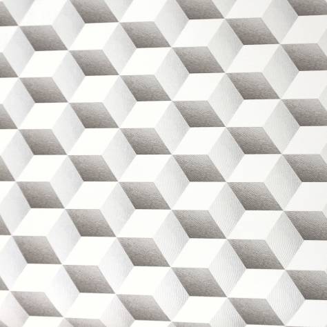 Casadeco Chrome Wallpapers Square 3D Wallpaper - Noir - 28359501