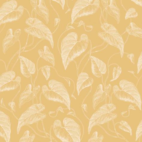 Casadeco Rendez-Vous Wallpapers Fleur de Vigne Wallpaper - Yellow - 29042304