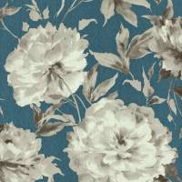 Grande Fleur Wallpaper - Turquoise