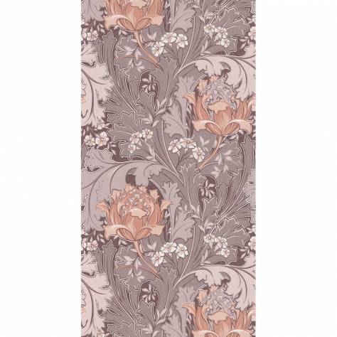 Casadeco Oxford Fabrics and Wallpapers Jane Wallpaper - Vieux Rose - OXFD84064317