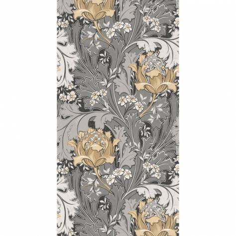 Casadeco Oxford Fabrics and Wallpapers Jane Wallpaper - Noir - OXFD84069432