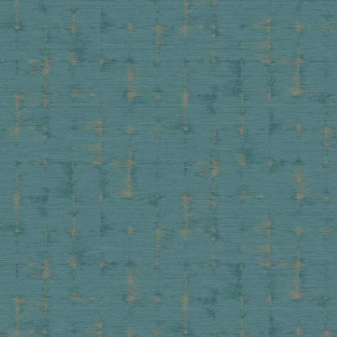 Casadeco Utopia Wallpapers Fiction Wallpaper - Turquoise - 85156387