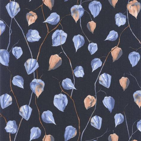 Casadeco Ginkgo Wallpapers Lanternes Wallpaper - Bleu Indigo - 86216532