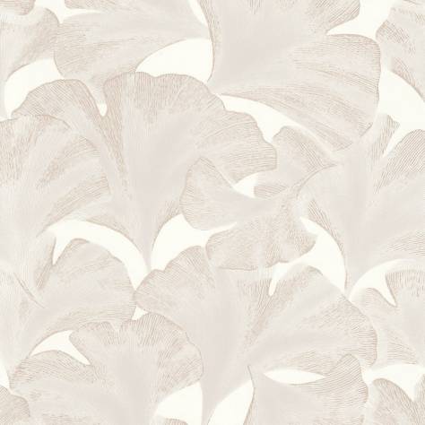 Casadeco Ginkgo Wallpapers Biloba Wallpaper - Blanc Neige - 86240101