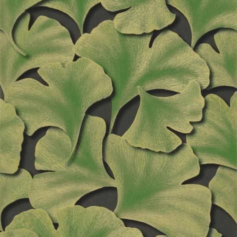 Casadeco Ginkgo Wallpapers Biloba Wallpaper - Vert Chlorophylle - 86247431