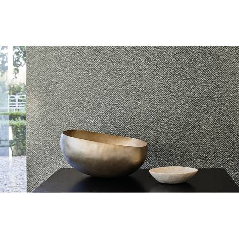 Romo Picota Wallcoverings Ezri Wallpaper - Gunmetal - W432/03