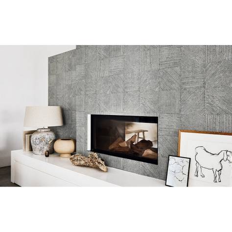 Romo Picota Wallcoverings Delphine Wallpaper - Swedish Grey - W436/04