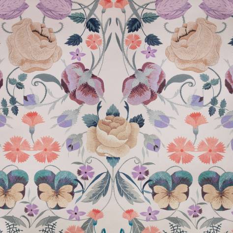 Romo Temperley London Wallcoverings Bonita Shimmer Wallcovering - Lilac Ash - W457/02