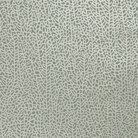 Clarke & Clarke Botanica Wallpapers Isla Wallpaper - Mineral / Pearl - W0093/05