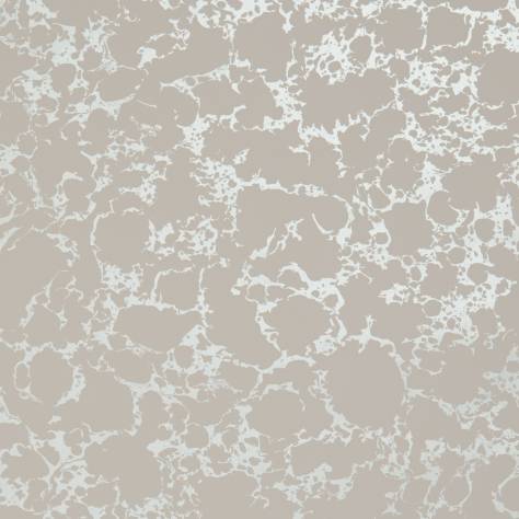 Clarke & Clarke Botanica Wallpapers Pietra Wallpaper - Blush / Gilver - W0096/01