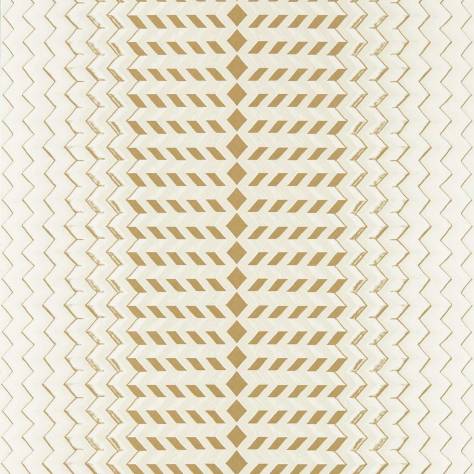 Clarke & Clarke Fusion Wallpapers Fragment Wallpaper - Natural/Gold - W0150/04