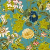 Passiflora Wallpaper - Chambray