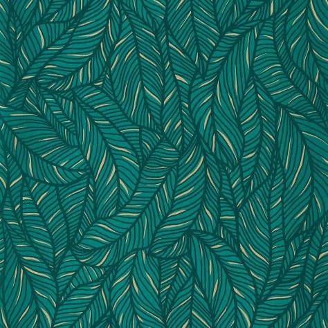 Clarke & Clarke Exotica 2 Wallpapers Selva Wallpaper - Emerald - W0144/02