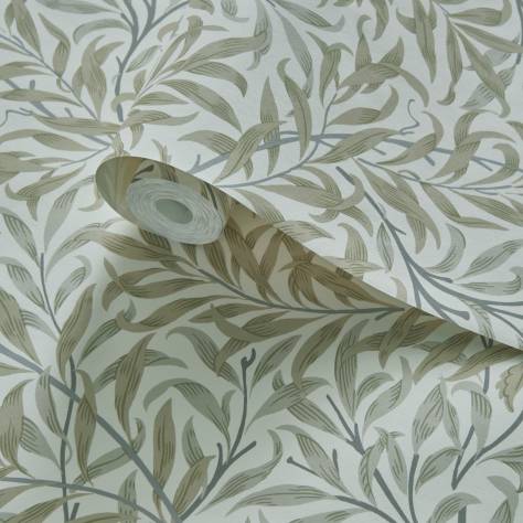 Clarke & Clarke William Morris Designs Wallpapers Willow Boughs Wallpaper - Linen - W0172/03