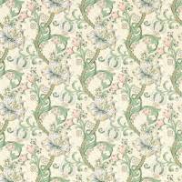 Golden Lily Wallpaper - Linen/Blush