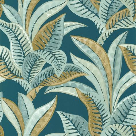 Caselio  Sea You Soon Wallpapers Vitamin Sea Wallpaper - Bleu Nuit - 102766664