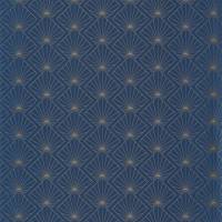 Sunrise Wallpaper - Midnight Blue Dore