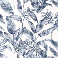 Delicate Wallpaper - Midnight Blue