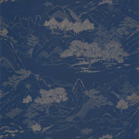 Caselio  Only Blue Wallpapers Journey Wallpaper - Midnight Blue Dore - 102646290