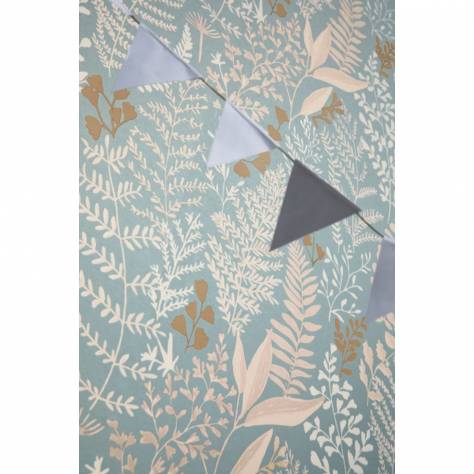 Caselio  La Foret Wallpapers Woodland Wallpaper - Corail Ocre Bleu - 102924366