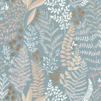 Woodland Wallpaper - Bleu Clair