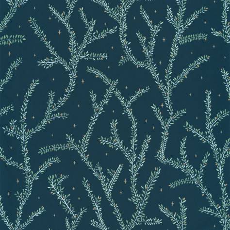 Caselio  La Foret Wallpapers Little Woods Wallpaper - Bleu Nuit - 102946679