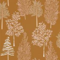The Tree House Wallpaper - Ocre