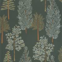 The Tree House Wallpaper - Vert Kaki