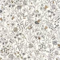 Jardin De Giverny Wallpaper - Blanc Or