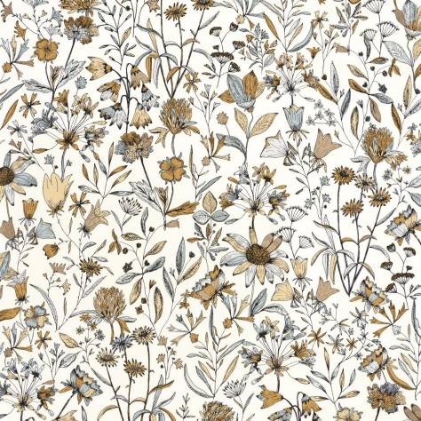 Caselio  Nos Gravures Wallpapers Jardin De Giverny Wallpaper - Blanc Vert D'eau - 103000635