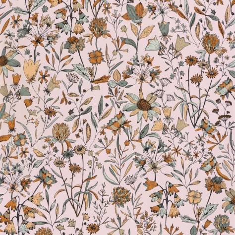 Caselio  Nos Gravures Wallpapers Jardin De Giverny Wallpaper - Rose Orange - 103004345