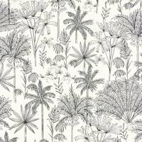 Jardin Majorelle Wallpaper - Blanc Noir