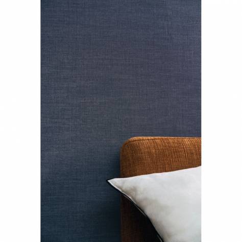 Casamance  Le Lin 2 Wallpapers Shinok Wallpaper - Night Blue - 73817018