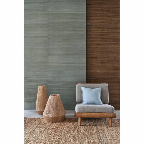 Casamance  Alternative Wallcoverings Bambou Wallcovering - Gris Anthracite - 70832670