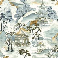 Nara Wallpaper - Blanc/Celadon