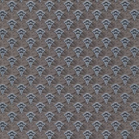 Casamance  Mirage Wallpapers Adenium Wallpaper - Marine/Pierre Bleue - 75251222
