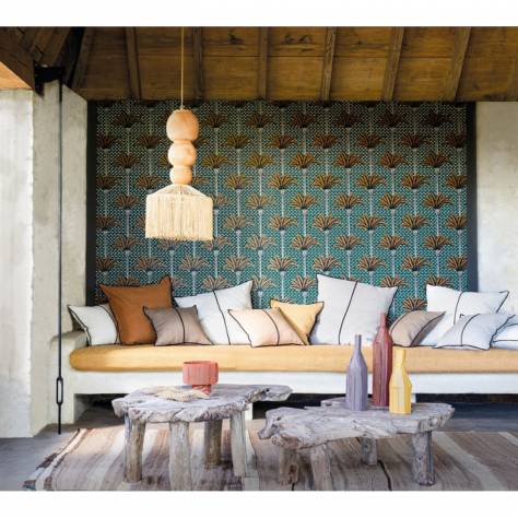 Casamance  Mirage Wallpapers Tenere Wallpaper - Vert Imperial - 75283568