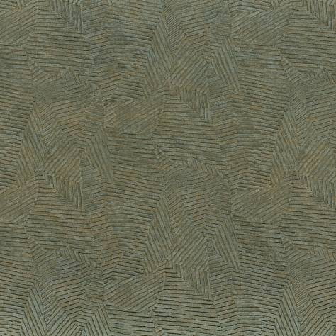 Casamance  Textures Vegetales Wallpapers Soroa Wallpaper - Vert Imperial - 74091078