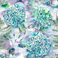Flourish Wallpaper - Teal