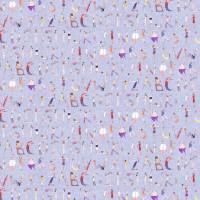 Alphabet People Wallpaper - Lilac