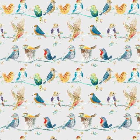 Voyage Maison Imaginations Wallpapers Birdy Branch Wallpaper - Sunshine - BIRDYBRANCHWSUNSHINE