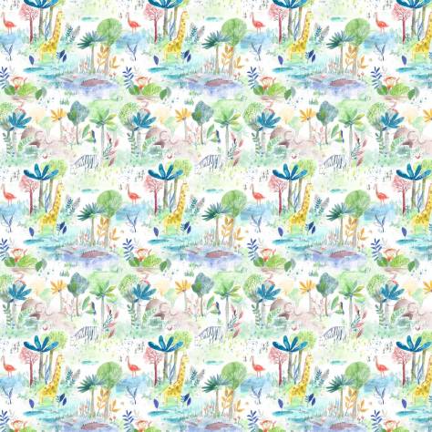 Voyage Maison Imaginations Wallpapers Jungle Fun Wallpaper - Primary - JUNGLEFUNWPRIMARY