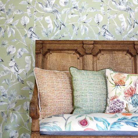 Voyage Maison Tiverton Wallpapers Colyford Wallpaper - Skylark - COLYFORD-WALLPAPER-SKYLARK