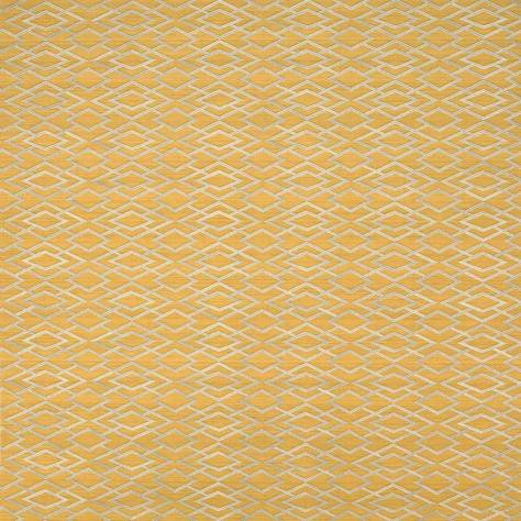Jane Churchill Atmosphere VI Wallpapers Geometric Silk Wallpaper - Gold - J8001-02